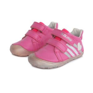 D. D. Step usnjeni čevlji – roza barve (26-31)